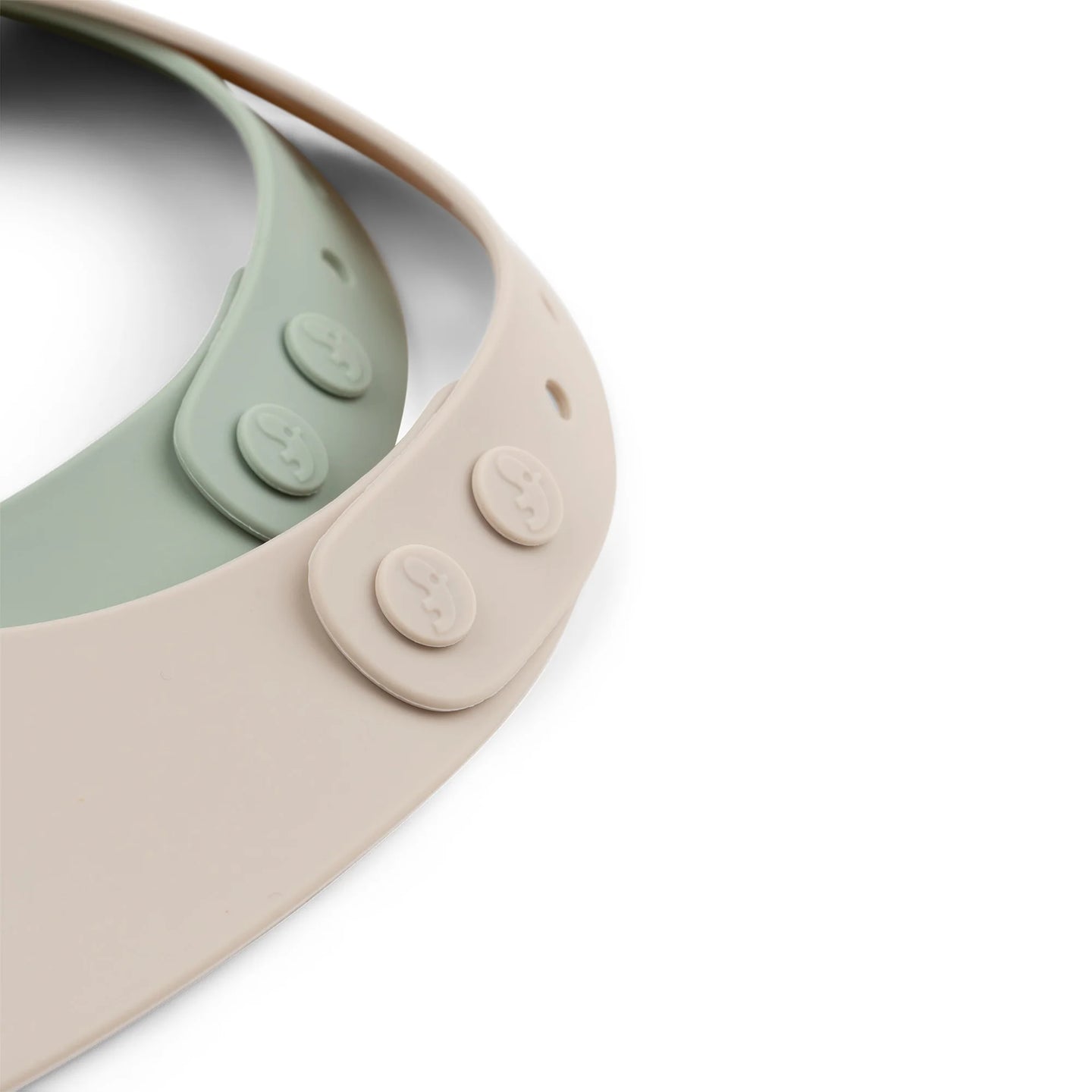 Done By Deer - Silicone Bib 2-Pack Lalee Sand/Green
